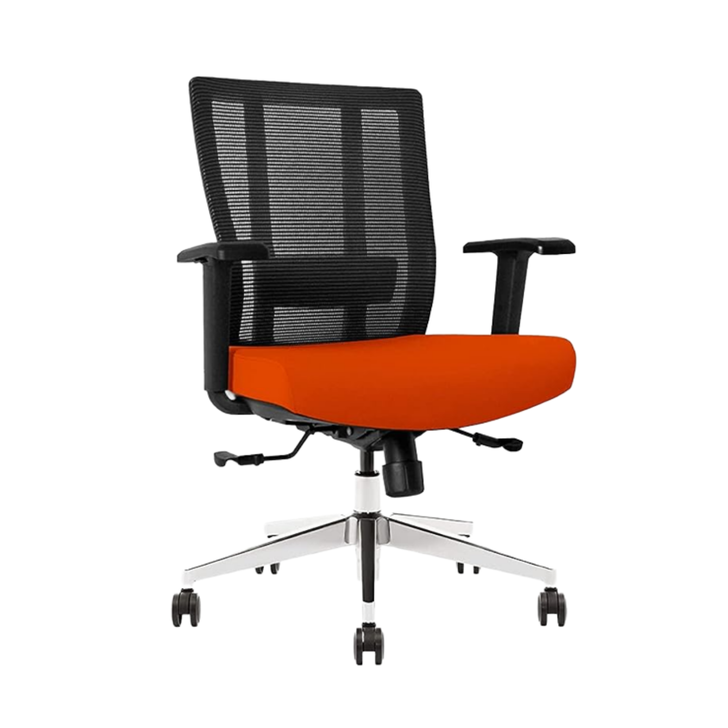 Ergonomic Black Mesh High Back Office Chair With Adjustable Lumbar Sup