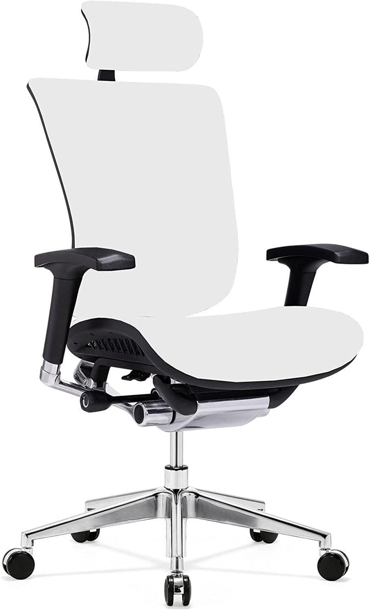 Ergonomic genuine leather chair by gm seating Clearance