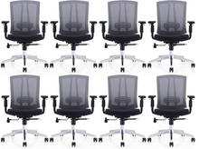 Load image into Gallery viewer, GM Seating Hampton Lota Mid-Back Work Chair (Black)