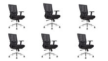 Load image into Gallery viewer, GM Seating Bitchair Ergonomic Mesh Office Chair - Adjustable Lumbar Support Computer Desk Chair with Height Adjustable Arms - Seat Depth Adjustable Executive Office Chair -  (Black)