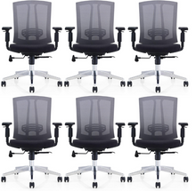 Load image into Gallery viewer, GM Seating Hampton Lota Mid-Back Work Chair (Black)