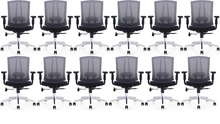 Load image into Gallery viewer, GM Seating Hampton Lota Mid-Back Work Chair (Black)