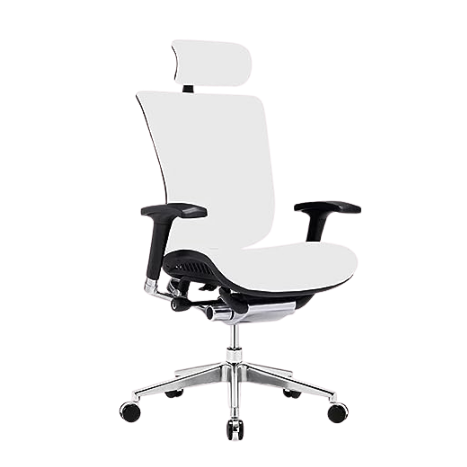GM Seating Dreem Genuine Leather Ergonomic Office Chair Lumbar Support Modern Style Executive chair for Home and Office Comfortable Desk Chair