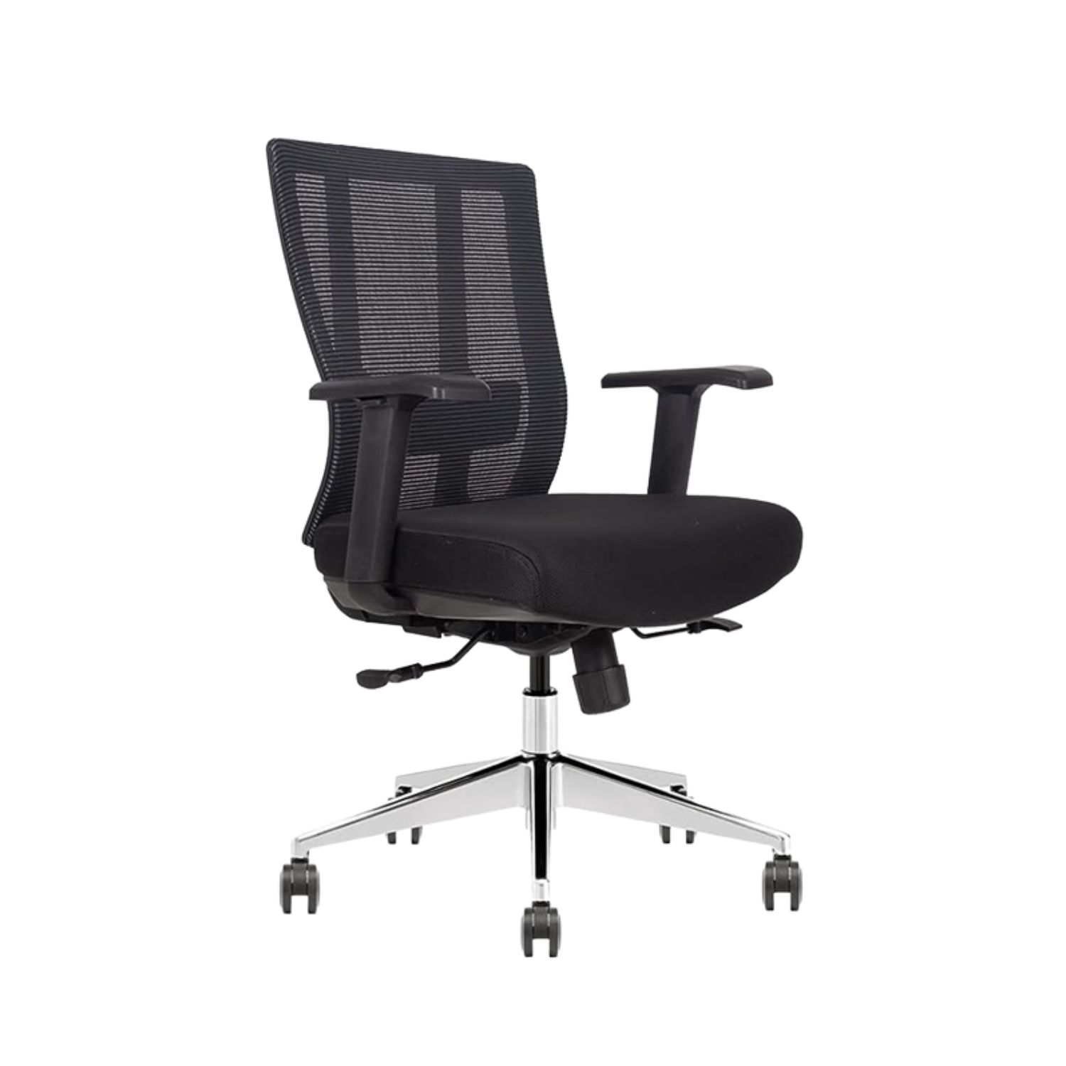 Mesh Office Chair, Ergonomic Chair with Adjustable Lumbar Support