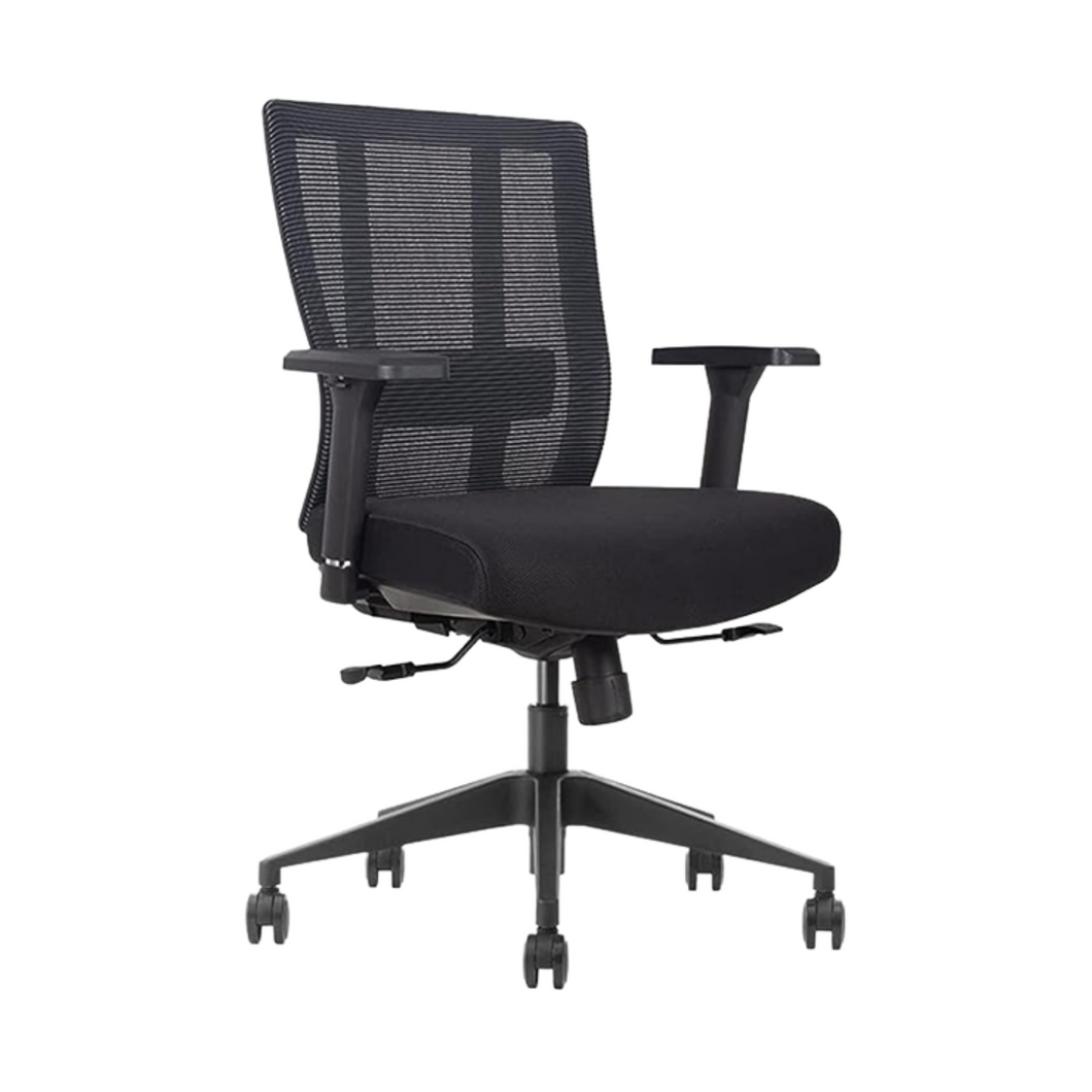Ergonomic Office Chair Mesh Back (Black) –