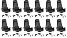 Load image into Gallery viewer, GM Seating Rexx Executive Chair - Ergonomic Design, Lumbar Support, Headrest, &amp; Padded Armrests - Durable Office Chair with Plush Cushioned Seat for Ultimate Comfort and Style